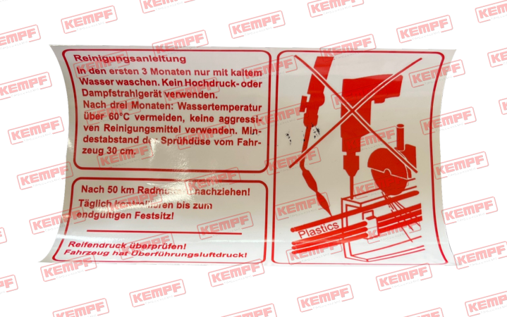 147283 Kempf Aufkleber Reinigungsanleitung